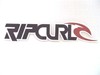 RIP CURL SURFING SURF DECALS STICKERS 7" X 1.25" BLACK/RED OR WHITE/RED gallery
