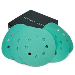 5″ 8-Hole Sanding Discs Hook & Loop Sandpaper for Orbital Sanders 40-2000 Grit