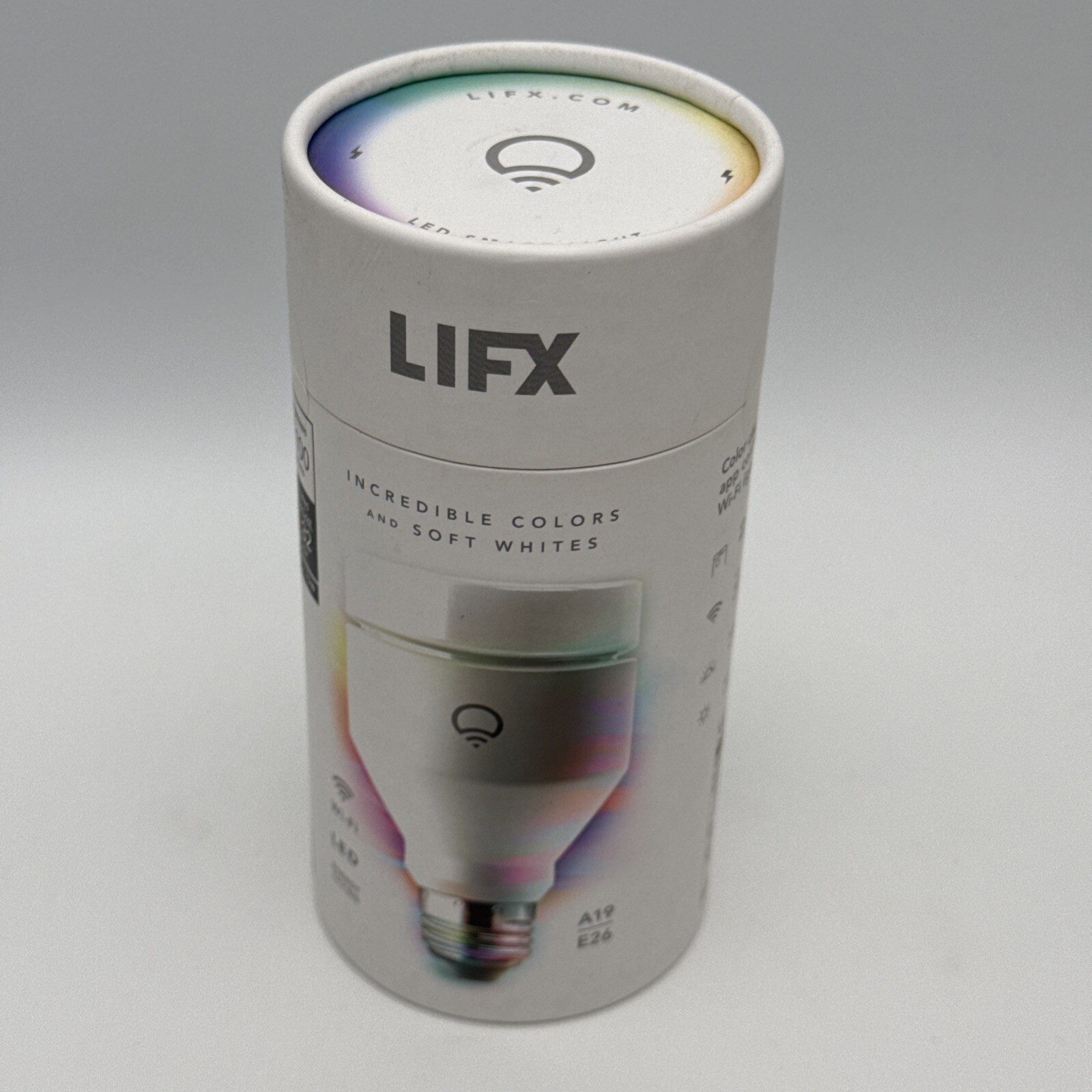 LIFX Multi Colored 1100-Lumen Dimmable A19 LED Light Bulb - NEW SEALED gallery