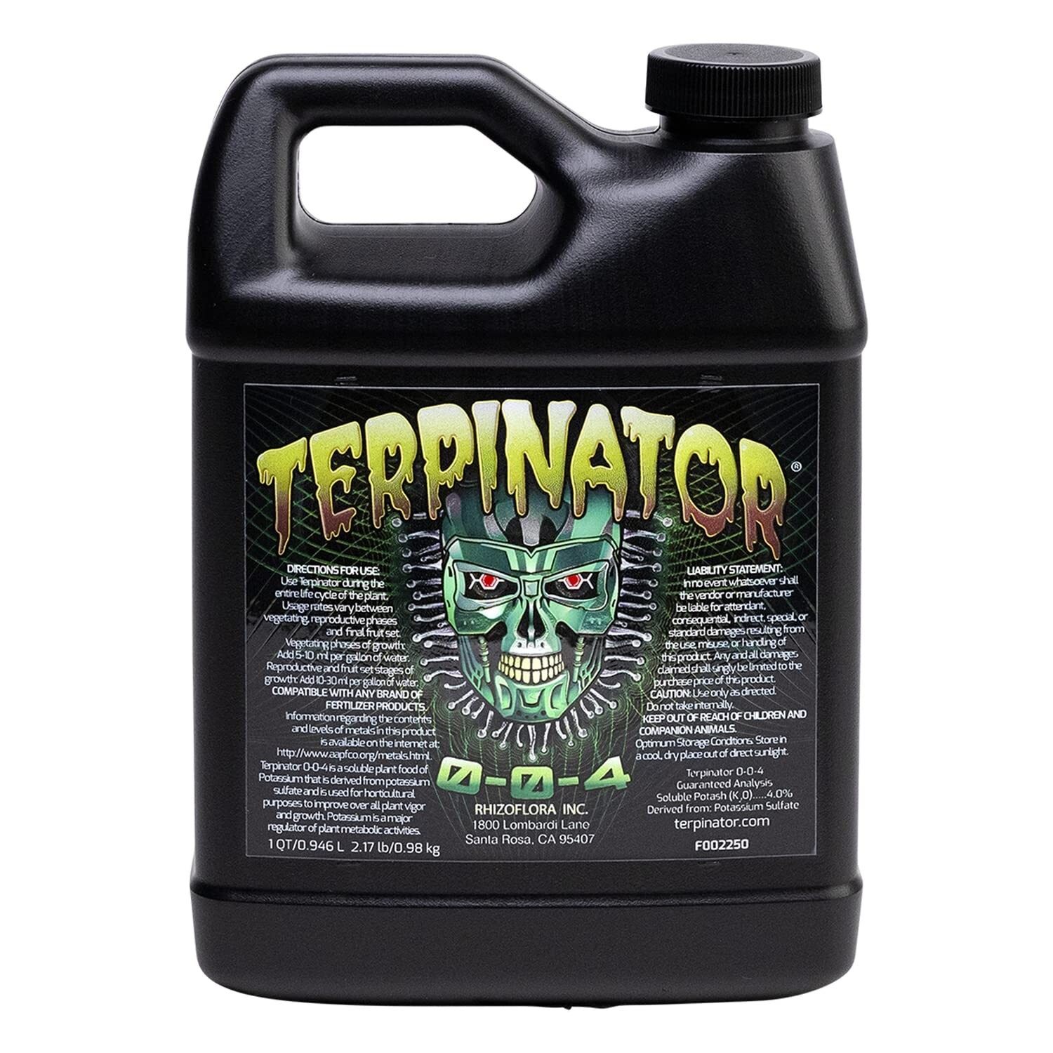 Terpinator - Liquid Nutrients, For Use in Hydroponics and Soil, 1 qt. 1 quart gallery