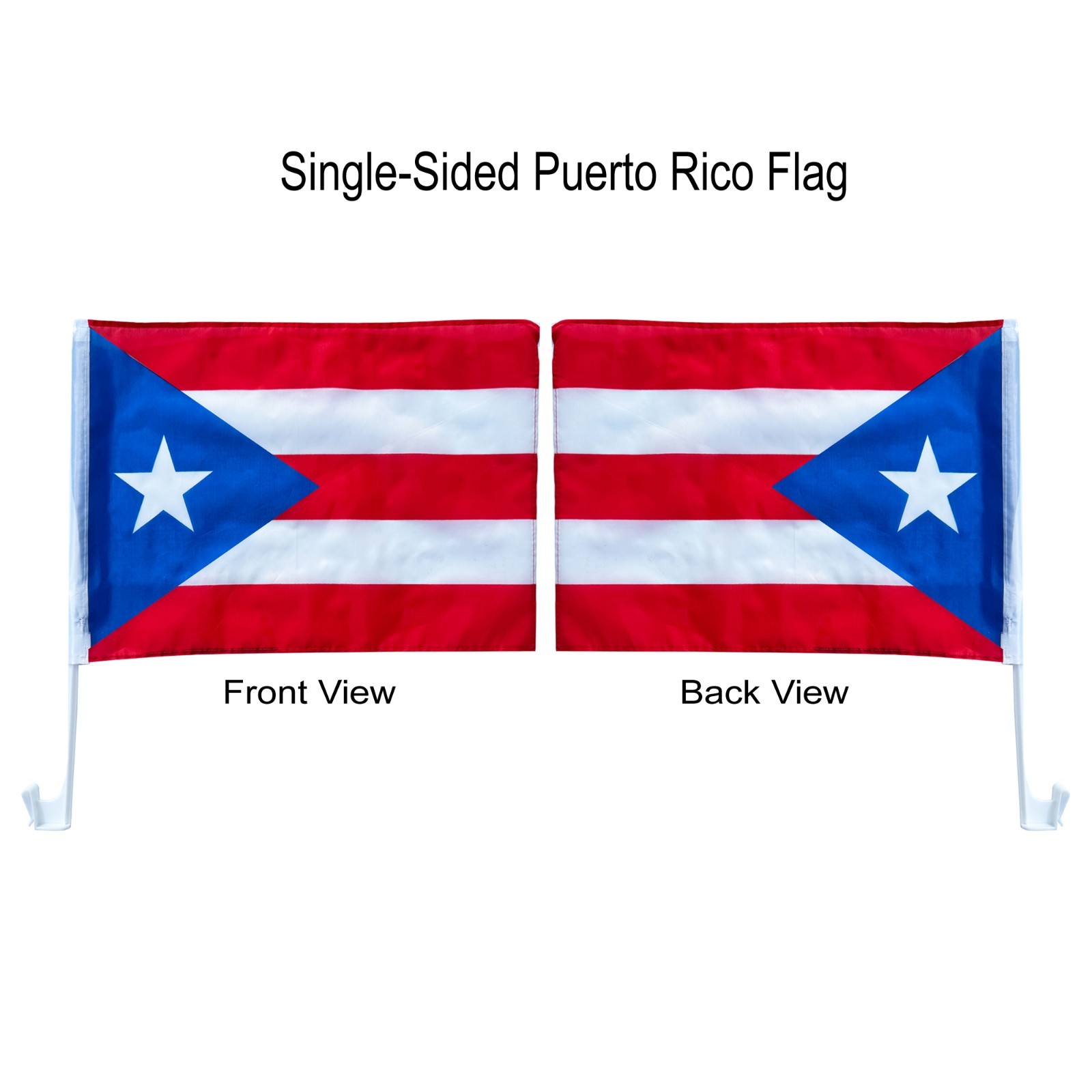 12 PACK Puerto Rico Rican Window Clip On Car Flags Parade Festivals Pride gallery