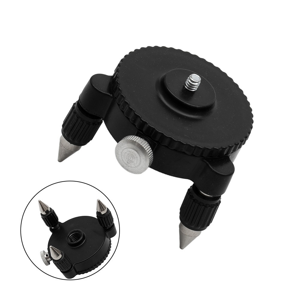 Black + Silver Level Meter Base 360 Degree Rotation Construction Tool Part gallery