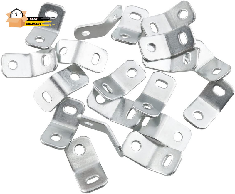 135 Degree Corner Brackets 20PCS 135 Degree Zinc Electro-Plate Finish A gallery