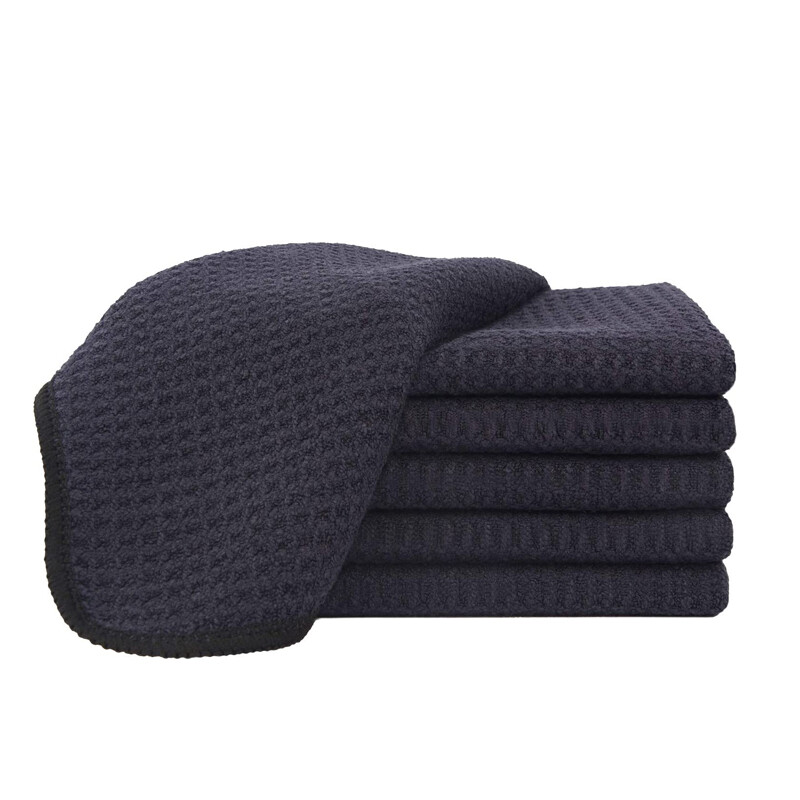 6 Pcs Waffle Weave Microfiber Drying Towel Auto Car Polish 16"x16" gallery