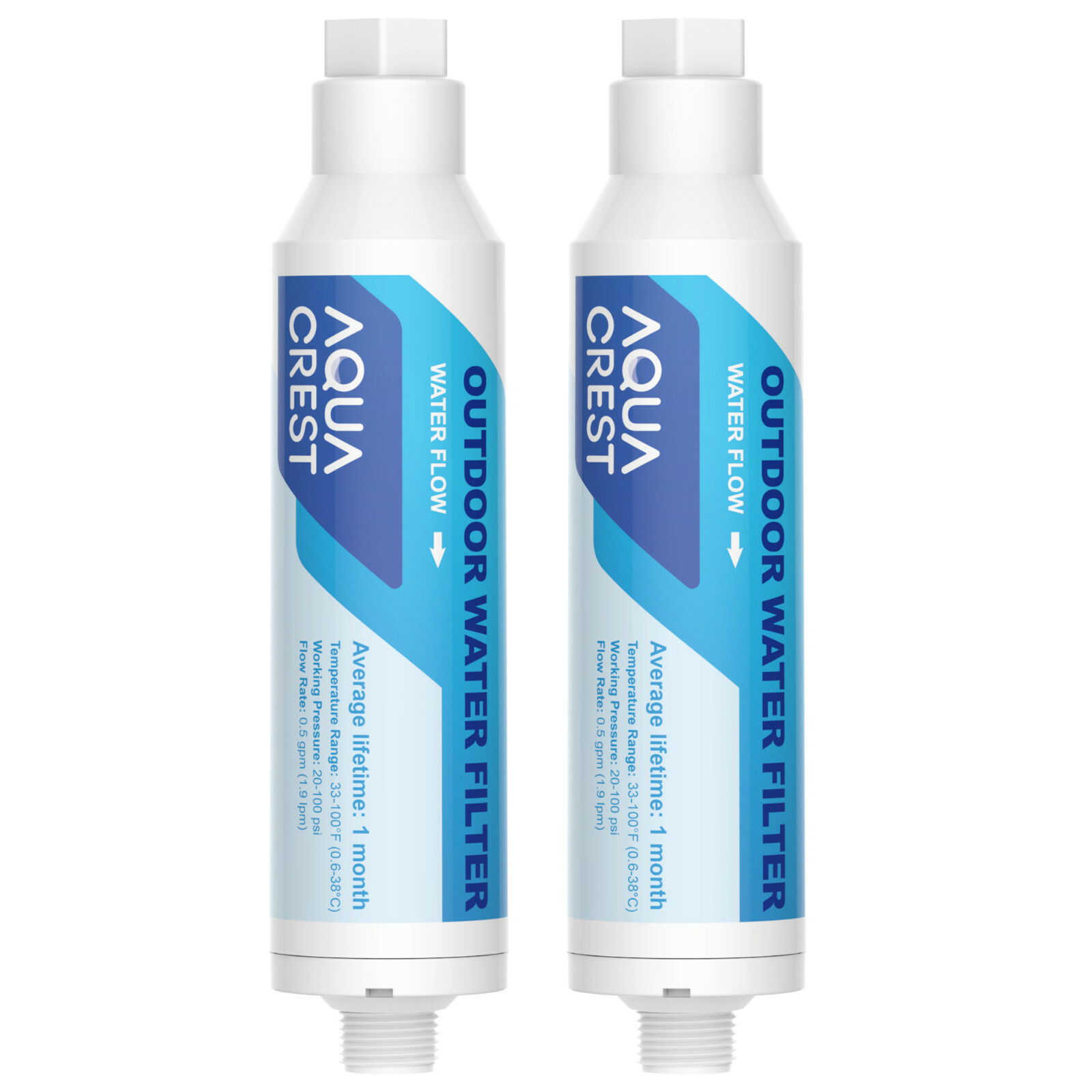 Car Washing Inline Water Filter Soften Water for Window & Yard Cleaning 2 Pack gallery