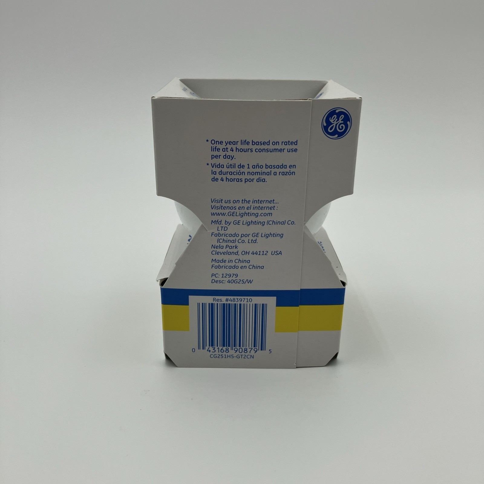 GE 40W Soft White 370 Lumens Medium Base G25 Decorative gallery