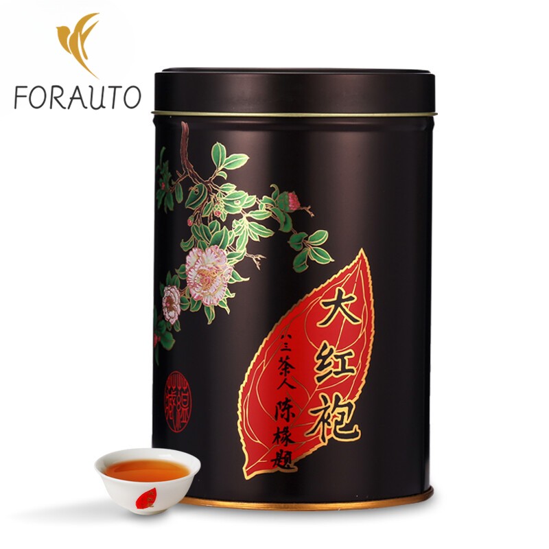 125g WuyiStar 5 Years Aged Big Red Robe Da Hong Pao Tea Dahongpao Oolong Tea Tin gallery