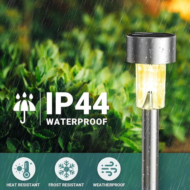 10x Solar Pathway Stake Lights LED Outdoor Garden Yard Patio Lawn Landscape Lamp gallery