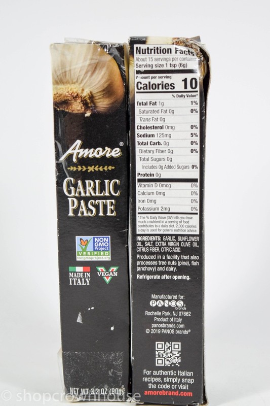 3 Amore GARLIC PASTE Vegan Non-GMO Made in Italy 3.2 ounce tube 02/26/2027 gallery