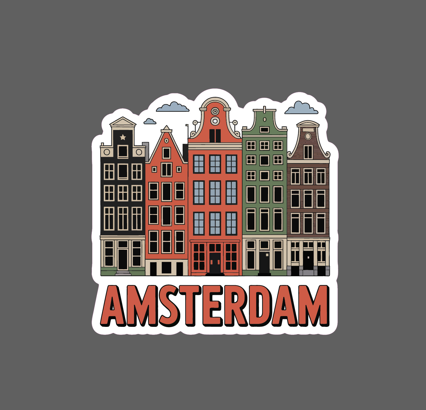 Amsterdam Sticker The Netherlands City Europe Gift Waterproof NEW gallery