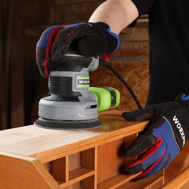 5" Random Orbit Sander 6 Variable Speeds 7000 to14000 RPM 2.5Amp Electric Sander gallery