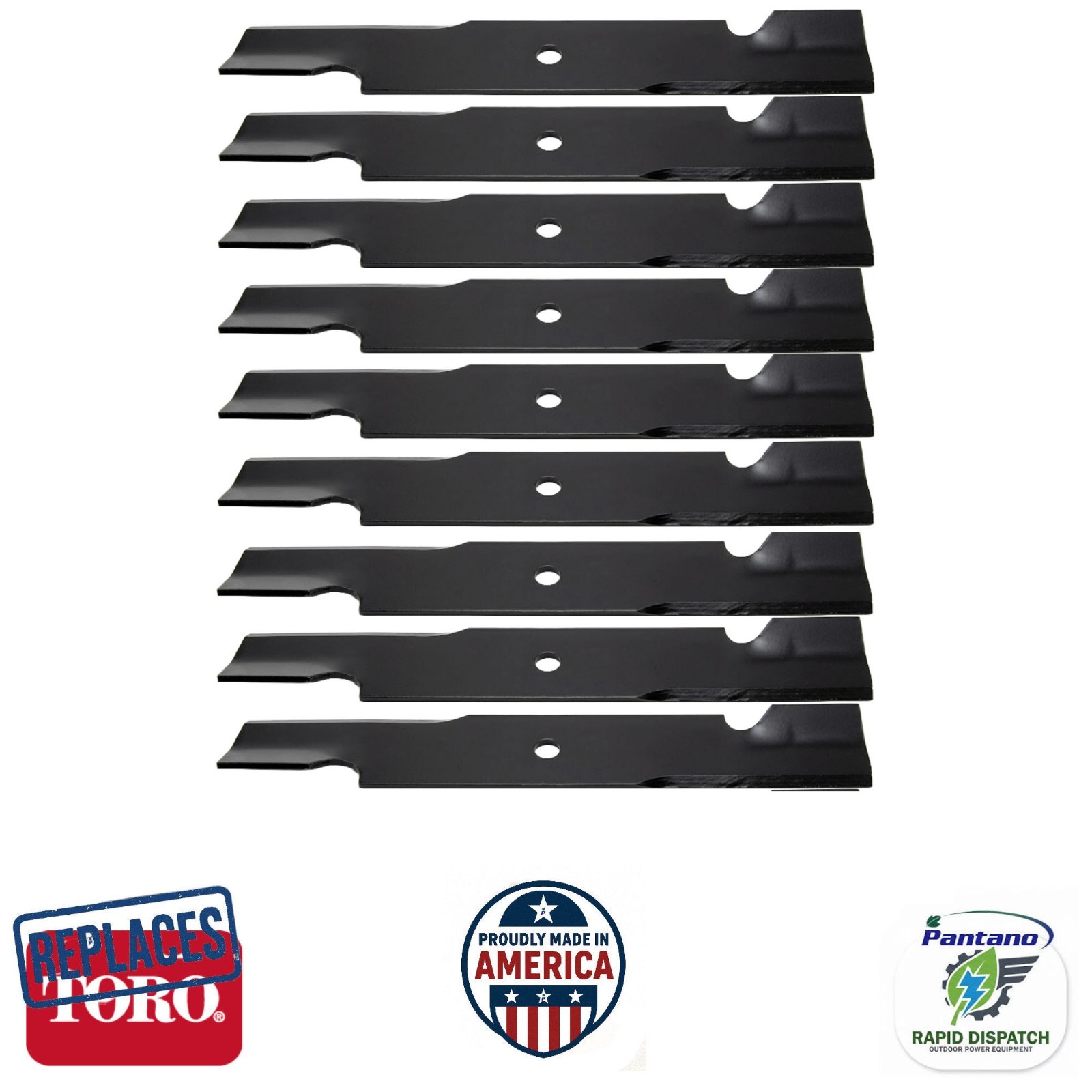 High Flow Blade fits Toro Z Master 6000 Grandstand 48" 15/16" Hole 140-1243 9-PK gallery