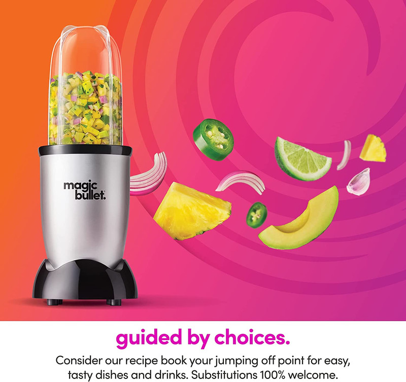 Compact Silver Blender Set with 11 Essential Accessories gallery