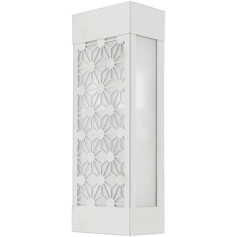 Livex Lighting 24322-91 Berkeley 2 Light 17 inch Brushed Nickel Outdoor Sconce gallery