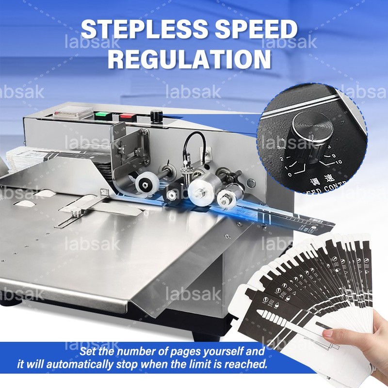 Digital Display High-Speed Automatic Pagination Paper Card Counting Machine gallery