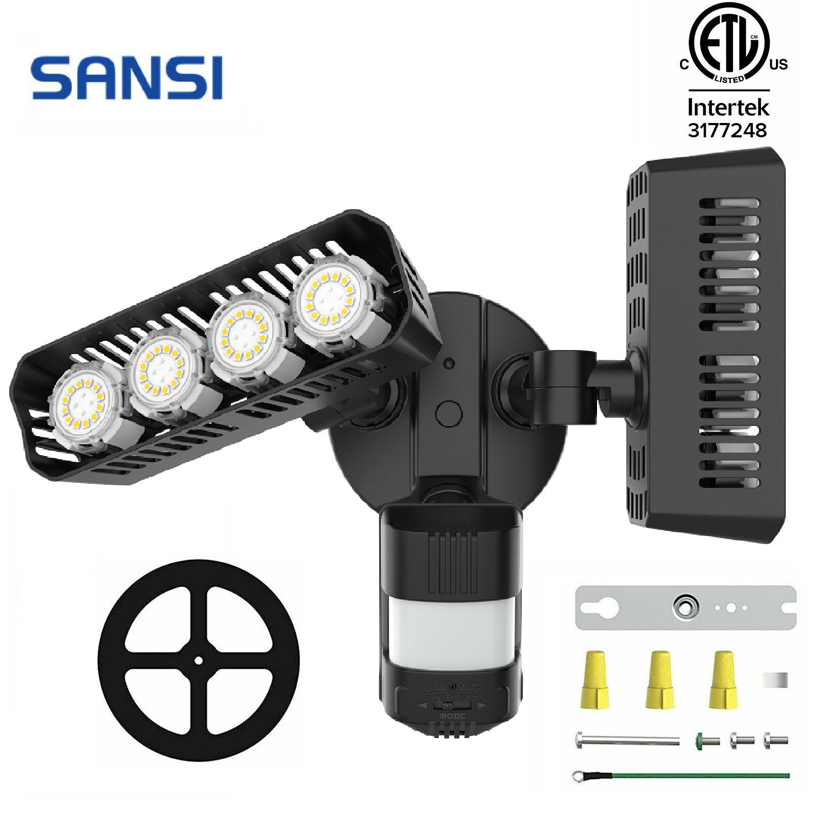 54W 7000lm Infrared Motion Sensor LED Security Light Outdoor Floodlight Safety gallery