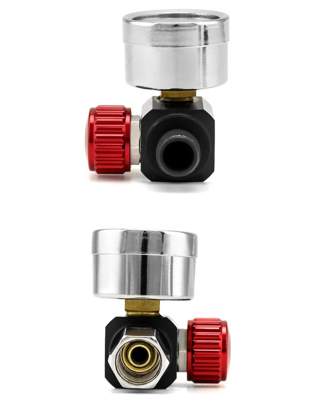 QWORK Air Pressure Regulator Kit, 1/4"-G Spray Paint Gun Adjusting 1 Set gallery