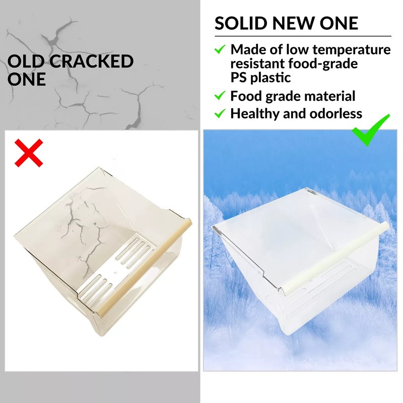 Crisper Pan Bottom Drawer Replace For Whirlpool Refrigerator WP2188664 2188664 gallery