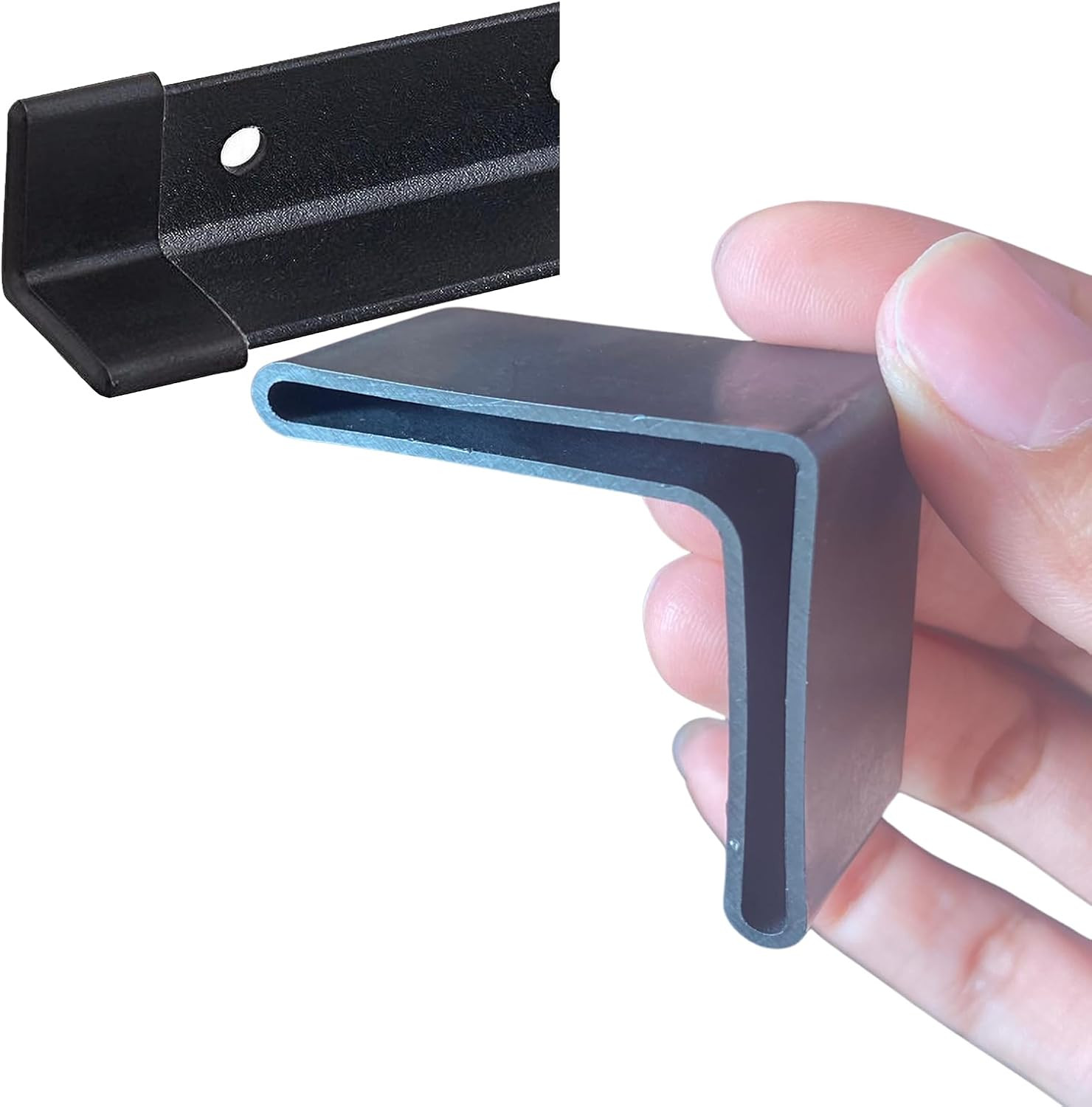 4PCS End Caps for Metal Bed Frame Angel Iron 1 1/2" ×1 1/2", L Shape Bed Fram... gallery
