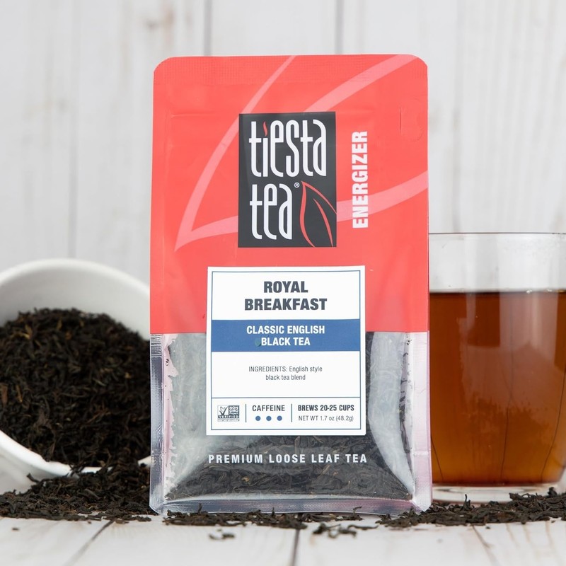 Royal Breakfast Loose Leaf Tea, Rich Malty Flavor in Resealable Pouch - 1.7 Oz gallery