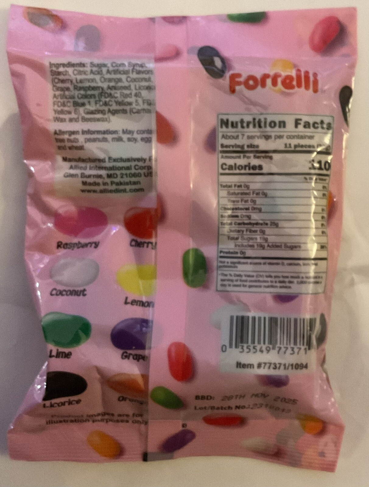 Forrelli - Assorted Flavor Jelly Beans - 7 Ounces gallery