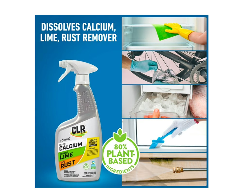 2 PACK CLR Calcium Lime and Rust Remover EPA Safer Choice 22 oz Spray gallery