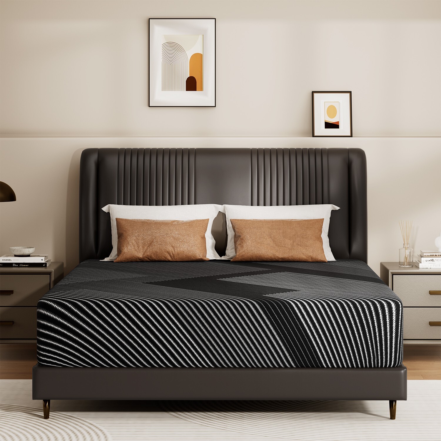 10" Twin Full Queen King Gel Memory Foam Mattress work with Adjustable Bed Frame gallery