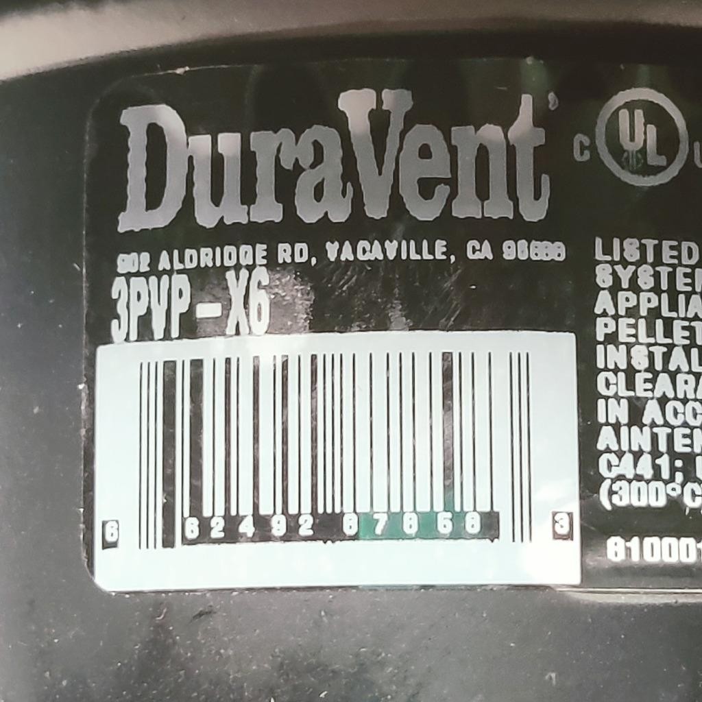 DuraVent chimney adaptor 3PVP - X6 gallery