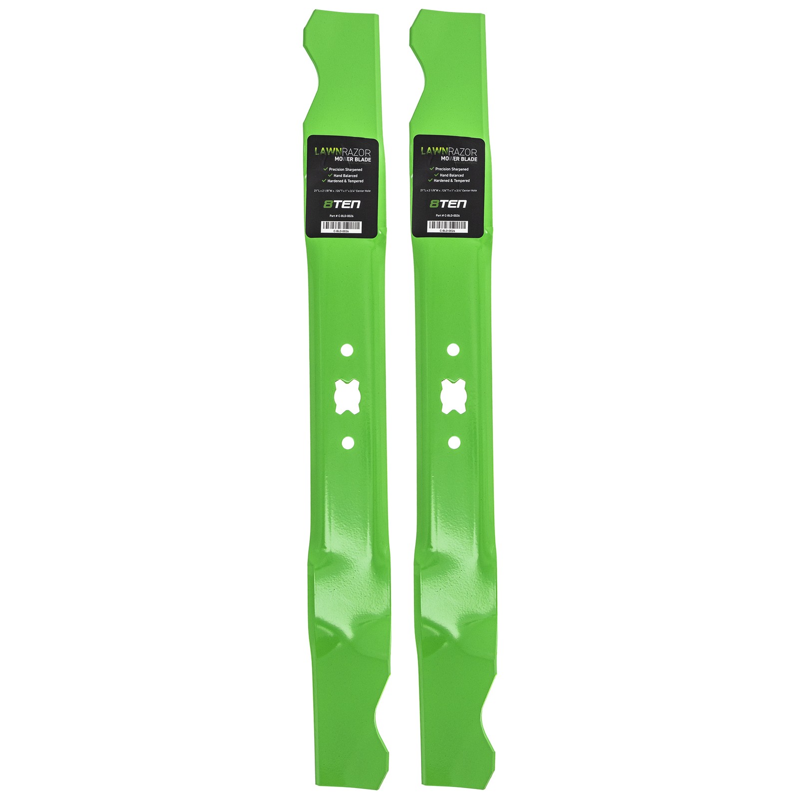 LawnRAZOR Mulching Blade for Columbia P21 SP21 P21XL-H SP21HW VD39 VD39Q 2-Pack gallery