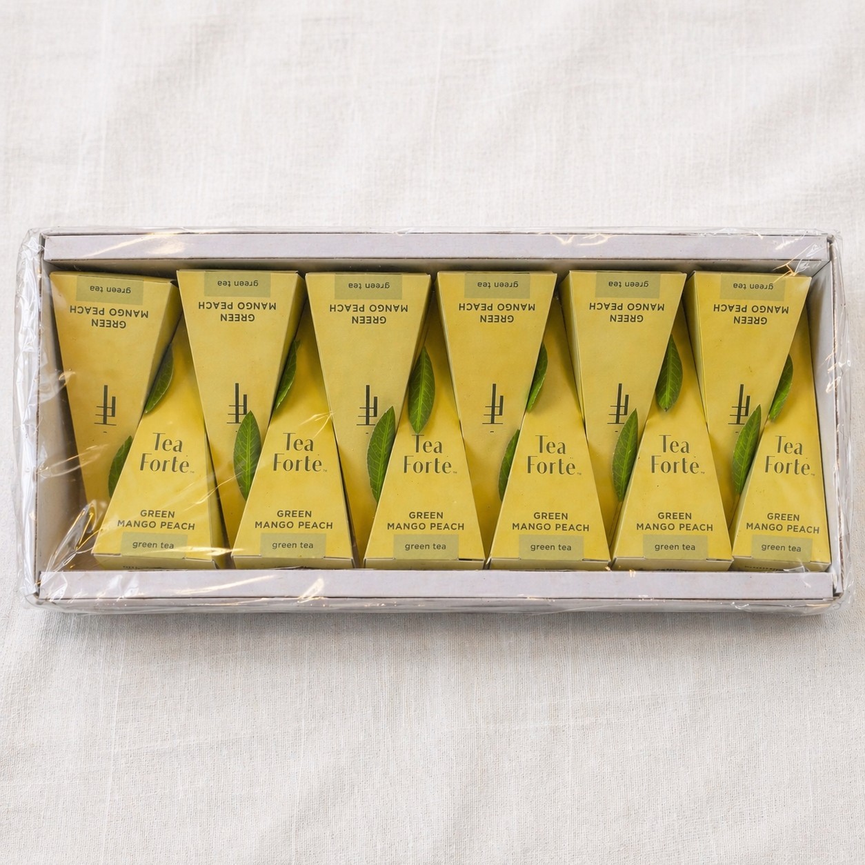 Tea Forte Green Mango Peach Green Tea Gift Set Sealed Premium Pyramid Bags gallery
