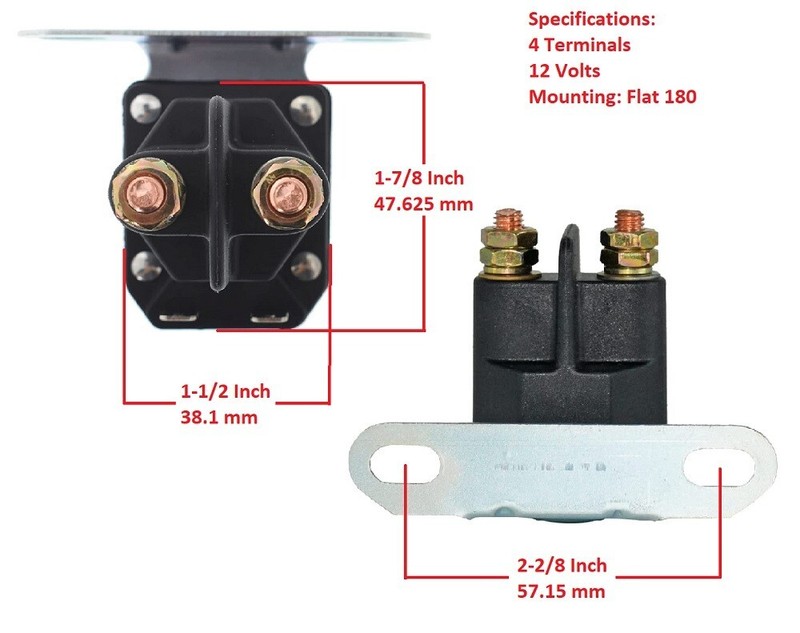 Starter Solenoid for John Deere E100 E110 E120 E130 E140 E150 E160 E170 E180 gallery