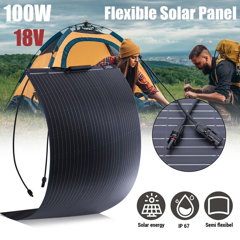 400W Solar Panel Kit W/ Controller 18V Home Garden RV Rooftop Camping Off-Grid gallery