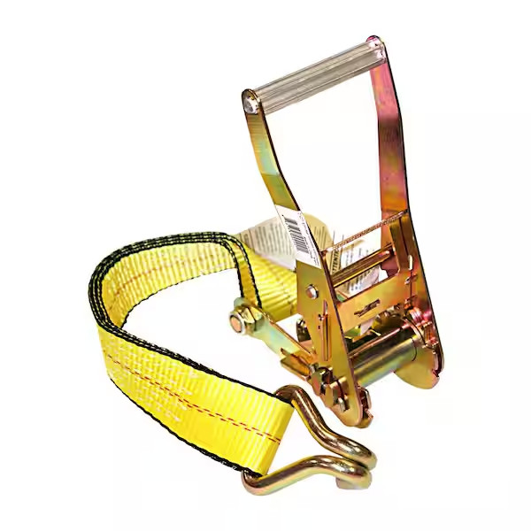 2in x 27ft Ratchet Tie Down Strap 10,000LBS Break Strength 3,333LBS WLL DJ-Hooks gallery