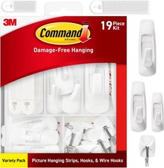 Command Variety Pack Picture Hanging Strips and Hooks for Damage Free Hanging