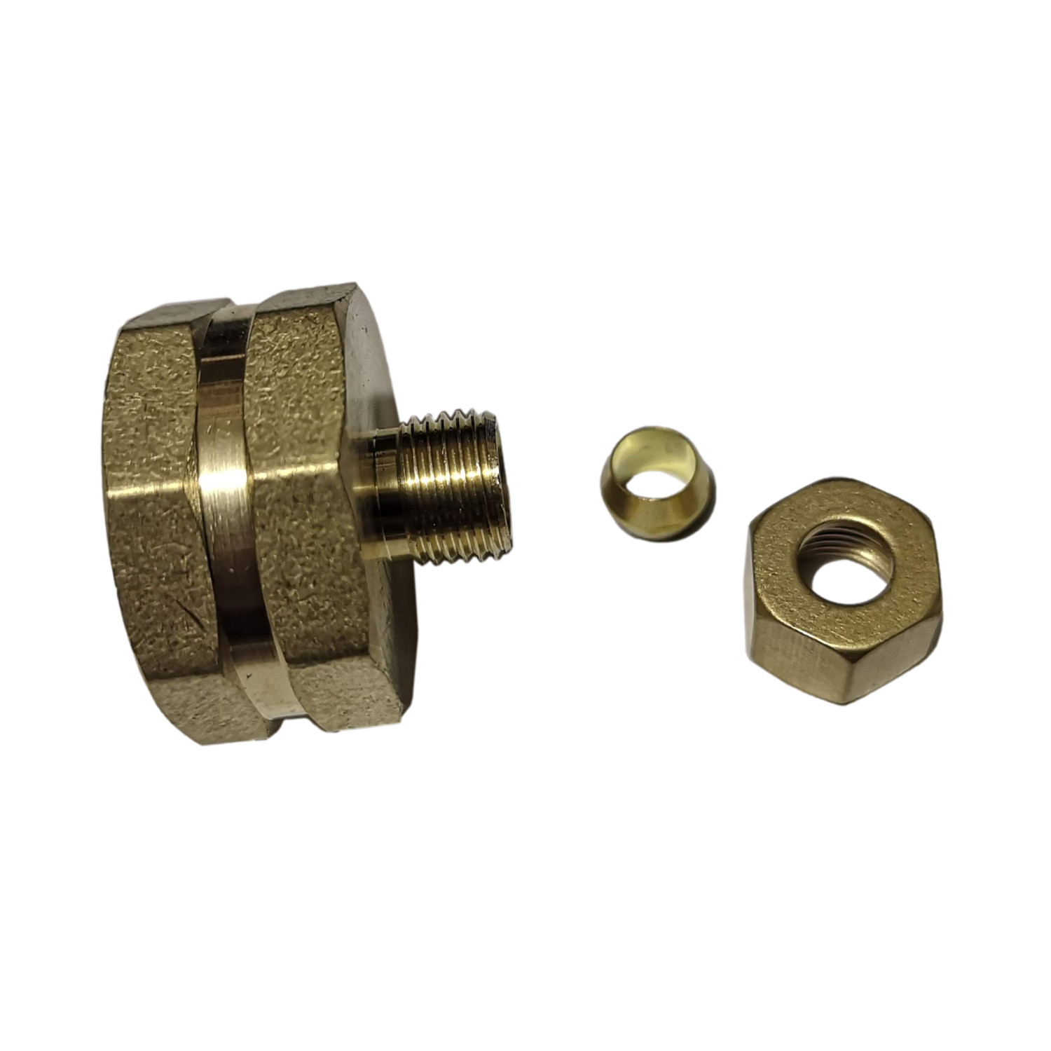 1) 1/4" OD Compression x 3/4" FHT Garden Hose Threaded Female Adapter, Lead Free gallery