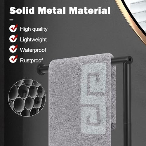 Hand Towel Holder Stand, Thicken Metal L Shape Hand Towel Rack, Small Towel gallery