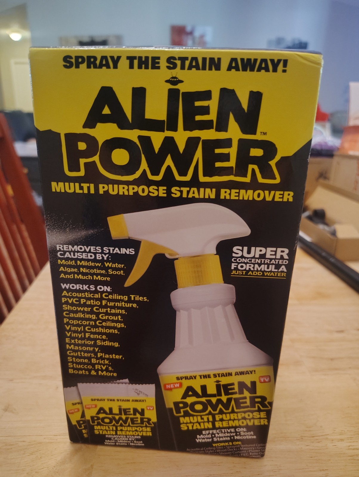 Alien Power Stain Remover Kit – Mold, Mildew & Algae Cleaner with Spray Bottle gallery