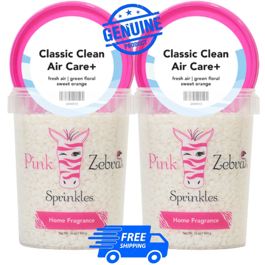 Pink Zebra Classic Clean Air Care + Odor Neutralizing Carton Sprinkles 16oz - X2 gallery