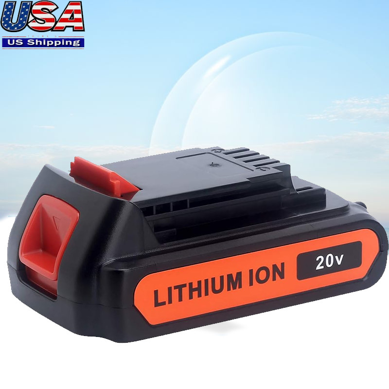 Repalecment For Black Decker 20 Volt MAX Lithium Battery LBXR20 LB20 LBX20 gallery