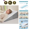 Wedge Pillow for Sleeping & Resting, 24"x24"x10" Memory Foam Cushion with Gre... gallery
