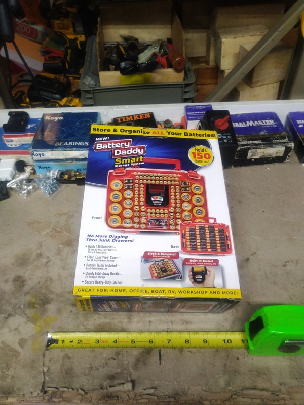 *New Battery Daddy Smart Storage System Organizer Case Double Sided 150 Capacity gallery
