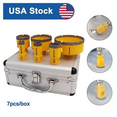 Diamond Drilling Core Bits Set 6pcs/box Ceramic Marble Tile Hole Saw Cutter Tool