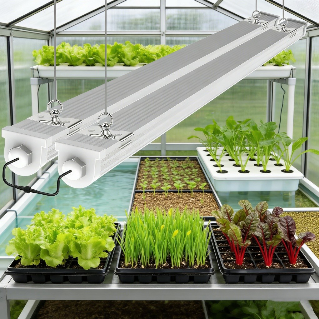 4-Pack 3FT T8 LED Grow Lights 36W Indoor Full Spectrum LED Plant Growing Lamps gallery