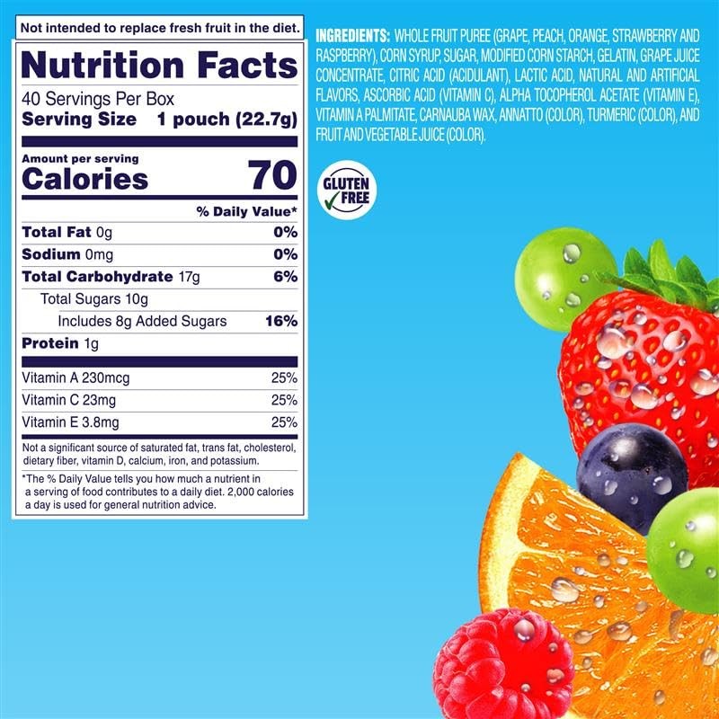 Welch's Fruit Snacks, Mixed Fruit, Bulk Pack, 0.8 Ounce (Pack of 40) gallery