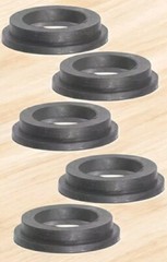 Danco 35693B Rubber #17 Diverter Washer 15/16 O.D. x 9/16 I.D. in. (Pack of 5)