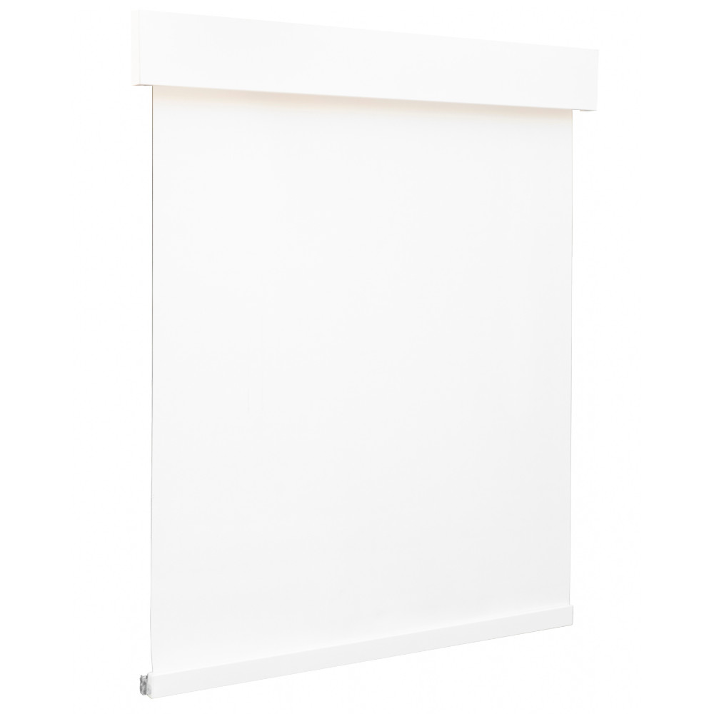 LOTUS & WINDOWARE Cordless Roller Shade, 1% and Blackout, White