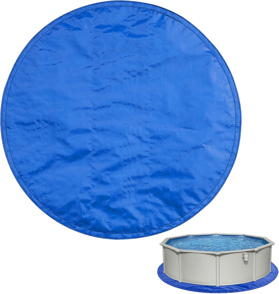10FT Pool Liners,Swimming Pool Ground Cloth,Multipurpose round Tarp for under Po