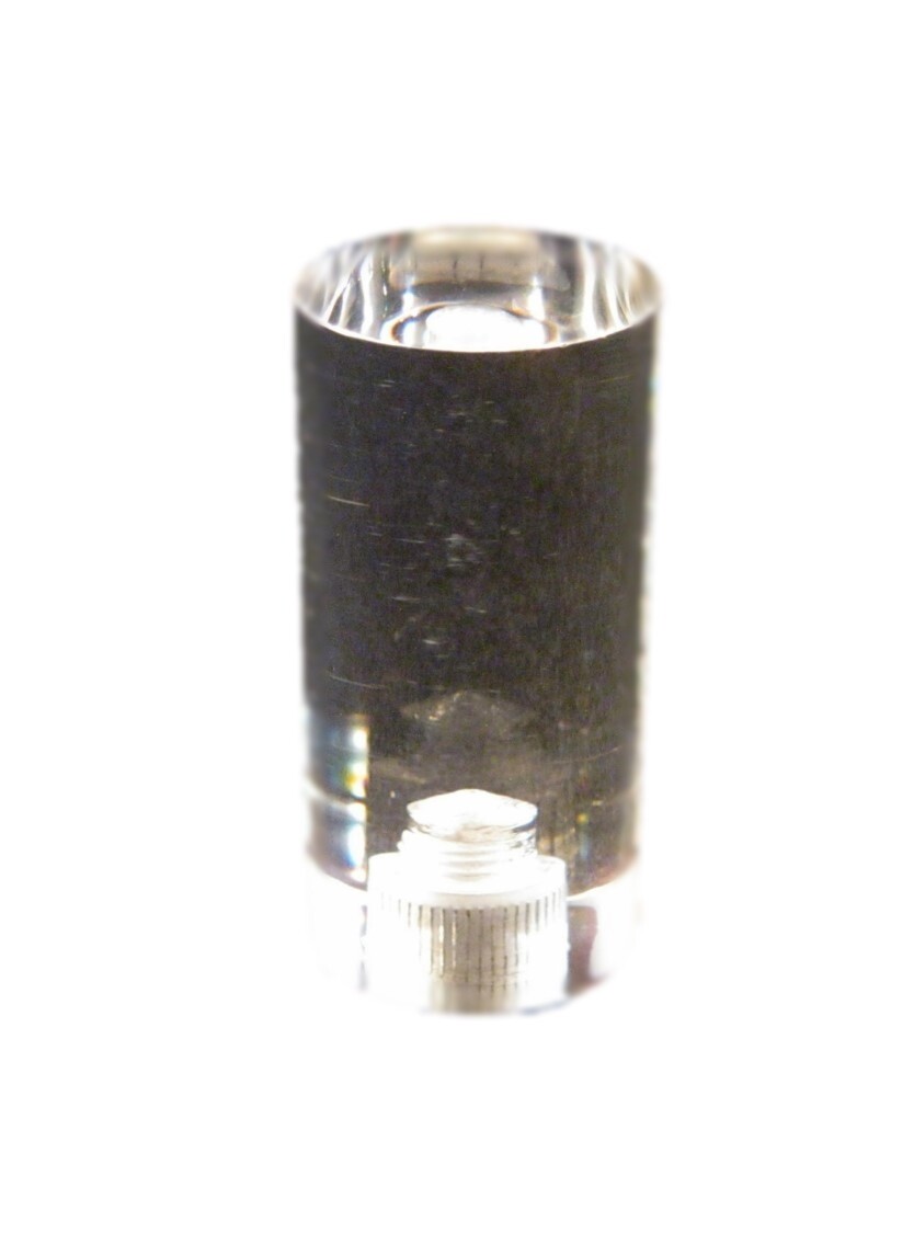Lamp Finial-TRANSITIONAL ACRYLIC CYLINDER 2" Ht. CLEAR gallery