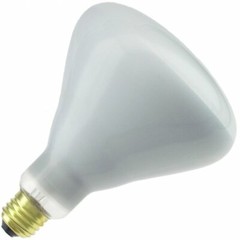 Industrial Performance 250 Watt BR40 Shatter Resistant Clear Heat Lamp