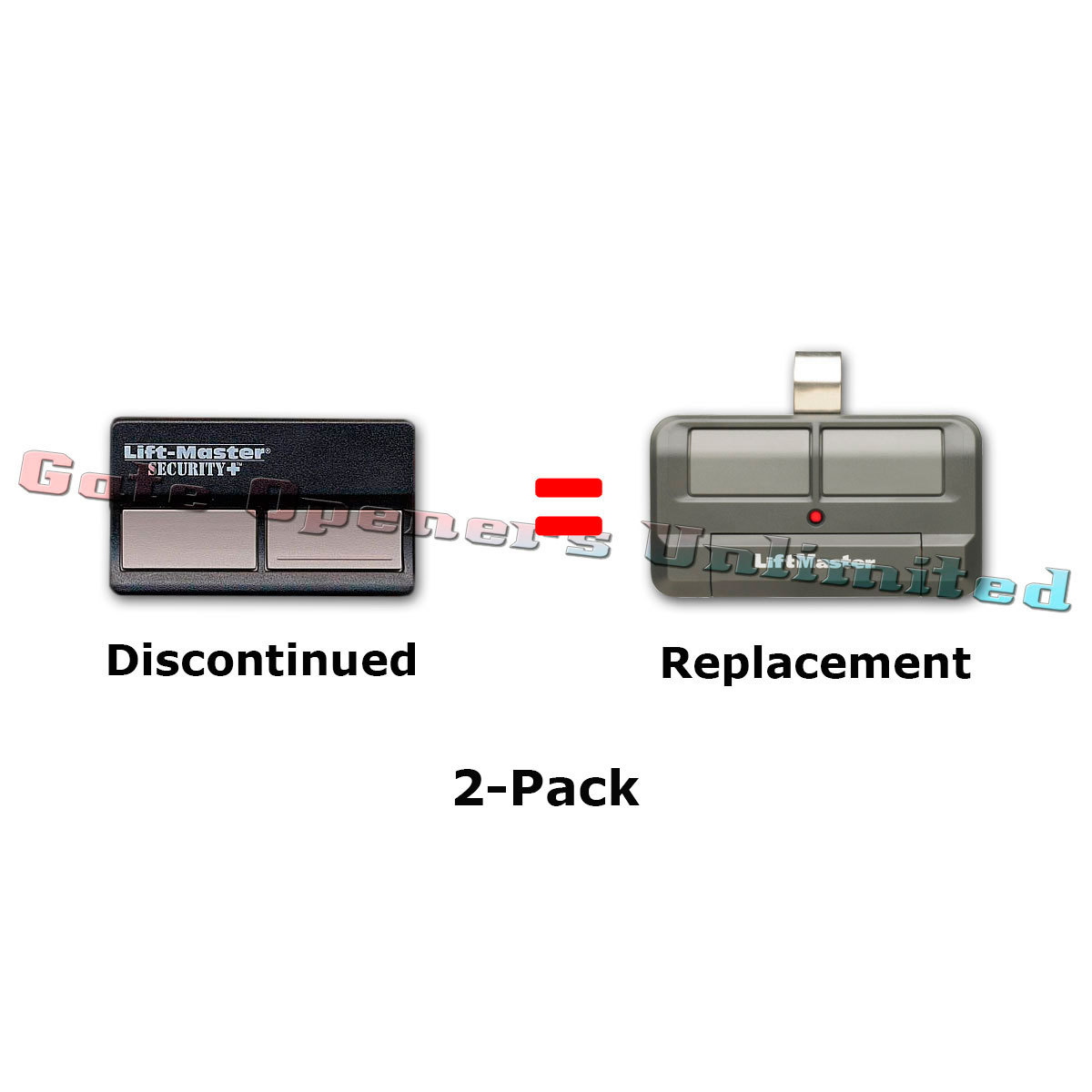 Liftmaster 972LM 2-Pack Security+ Garage Opener Remote Replaced by 892LT Remote gallery